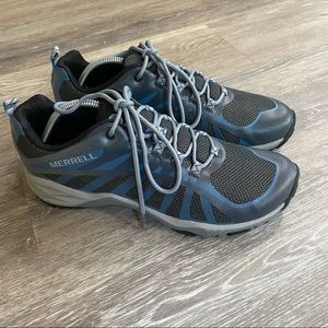 Merrell Siren’s Edge Q2 blue and gray Women’s trail shoe size 9.5